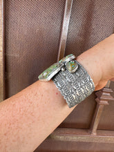 Load image into Gallery viewer, The Royston QUEEN Navajo Royston Turquoise &amp; Sterling Silver Statement Cuff Bracelet Signed