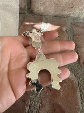 Load image into Gallery viewer, SALE *AUTHENTIC* Handmade Sterling Silver, White Buffalo &amp; Coral Necklace Set Signed Nizhoni