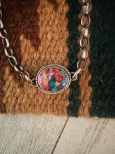 Load image into Gallery viewer, Navajo Pink Dream Mojave &amp; Sterling Silver Link  Bracelet