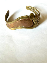 Load image into Gallery viewer, Vintage Handmade Copper Cuff Bracelet