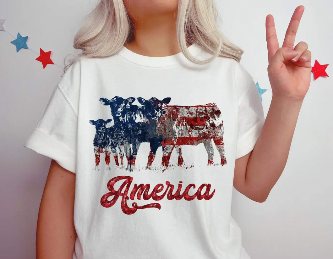 Tee - American Cows