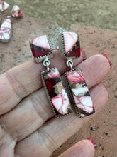Load image into Gallery viewer, SALE *AUTHENTIC* Dahlia Rose Handmade Sterling Silver Dangles (Copy)