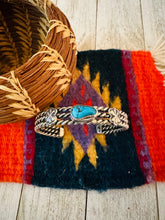 Load image into Gallery viewer, Navajo Sterling Silver &amp; Turquoise Cuff Bracelet