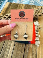 Load image into Gallery viewer, Navajo Sterling Silver Pearl Beaded Dangle Earrings