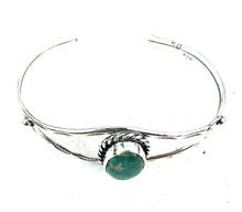 Load image into Gallery viewer, Navajo Sterling Silver &amp; Turquoise Cuff Bracelet