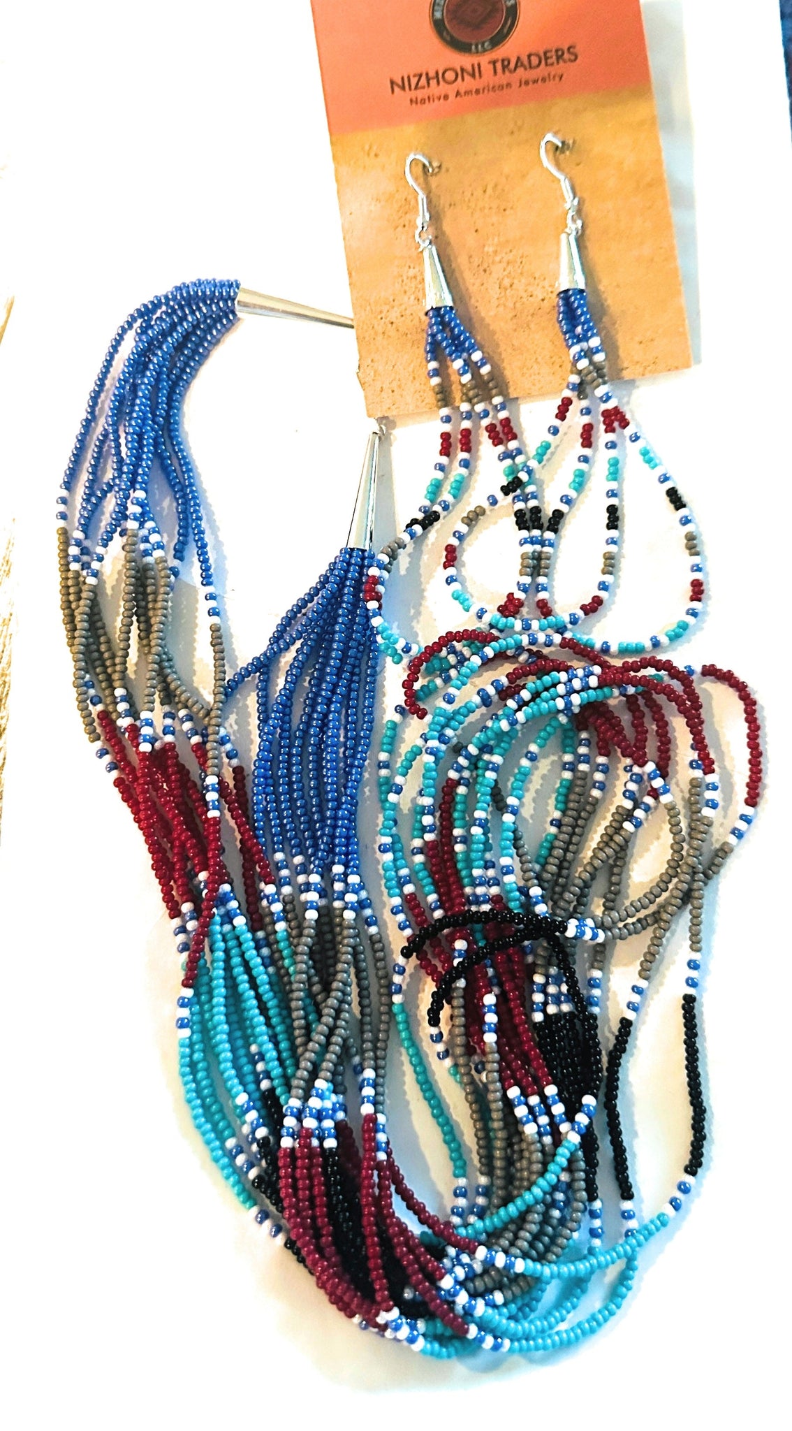 Tarazed Gems & Jewellery - Diné (Navajo) Silver Beaded Necklace