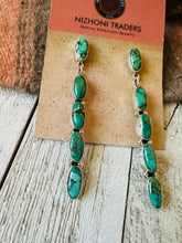 Load image into Gallery viewer, Navajo Sterling Silver &amp; Turquoise Dangle Earrings