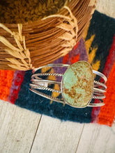 Load image into Gallery viewer, Navajo Sterling Silver &amp; Royston Turquoise Cuff Bracelet