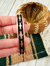 Load image into Gallery viewer, Navajo Hand Stamped Copper Cuff Bracelet