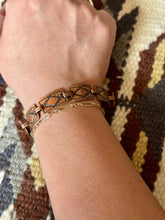 Load image into Gallery viewer, Vintage Handmade Copper Link Bracelet