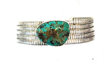 Load image into Gallery viewer, Navajo Royston Turquoise &amp; Sterling Silver Cuff Bracelet