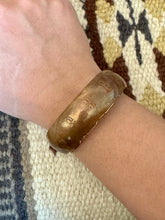 Load image into Gallery viewer, Vintage Handmade Copper Cuff Bracelet