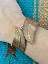 Load image into Gallery viewer, Vintage Handmade Copper Cuff Bracelet