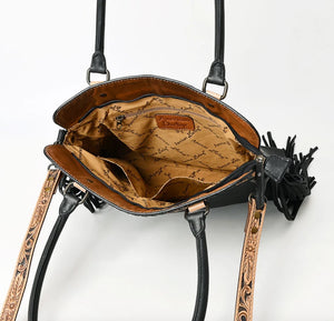 Tote - Cowhide Leather Fringed