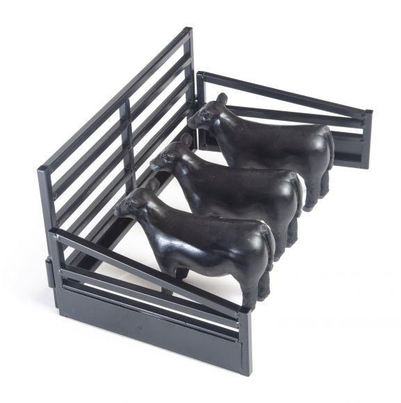 Farm Toy - Show Cattle Stall Display Black