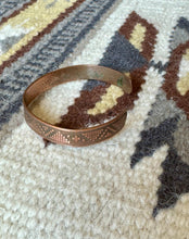 Load image into Gallery viewer, Vintage Handmade Copper Cuff Bracelet