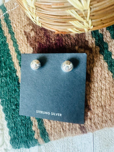 *AUTHENTIC* Navajo 8mm Sterling Silver Ball Stud Earrings