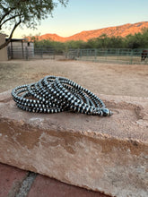 Load image into Gallery viewer, Navajo Sterling Silver Pearl Beaded Wrap Bracelet