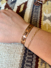 Load image into Gallery viewer, Vintage Handmade Copper Cuff Bracelet