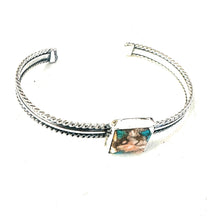 Load image into Gallery viewer, Navajo Sterling Silver &amp; Spice Cuff Bracelet