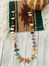 Load image into Gallery viewer, Zuni Multi Stone &amp; Heishi Beaded Fetish Necklace