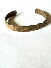 Load image into Gallery viewer, Vintage Handmade Copper Cuff Bracelet