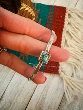 Load image into Gallery viewer, Navajo Sterling Silver &amp; Turquoise Cuff Bracelet