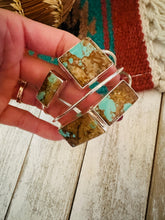 Load image into Gallery viewer, Navajo Sterling Silver &amp; Number 8 Turquoise Cuff Bracelet