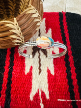 Load image into Gallery viewer, Navajo Sterling Silver &amp; Spice Cuff Bracelet