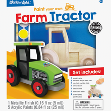 Load image into Gallery viewer, Farm Tractor - Wood Paint Kit