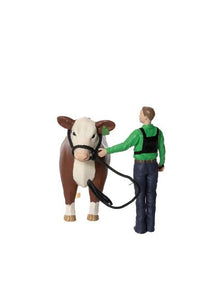 Farm Toy - Cattle Showmen Kit: Boy Showmen, Halter, and Show Stick