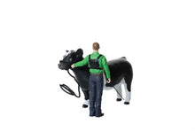 Load image into Gallery viewer, Farm Toy - Cattle Showmen Kit: Boy Showmen, Halter, and Show Stick