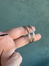 Load image into Gallery viewer, *AUTHENTIC* “Taylor Hoops” Navajo Sterling Silver Hoops By Tahe