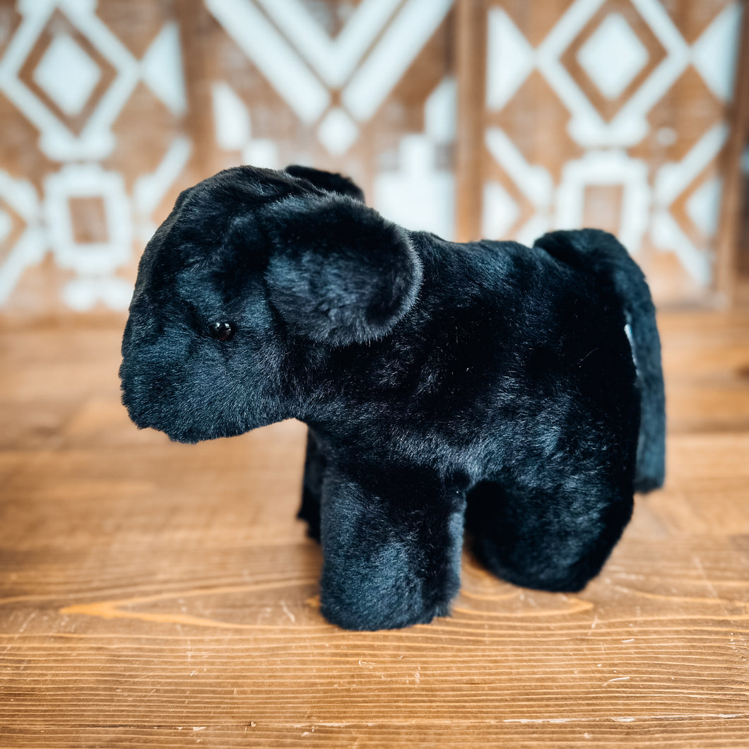 Mini Plush Black Calf