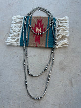 Load image into Gallery viewer, *AUTHENTIC* Navajo 4mm &amp; 8mm Pearl Sterling Silver &amp; White Buffalo Beaded Necklaces