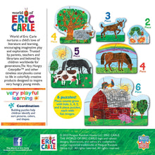Load image into Gallery viewer, Eric Carle - Farm Life 6-Pack Mini Shaped Puzzles