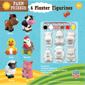 Farm Friends - Plaster Figurine Paint Set