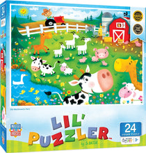 Load image into Gallery viewer, Lil Puzzler - Old Macdonald&#39;s Farm 24 Piece Puzzle