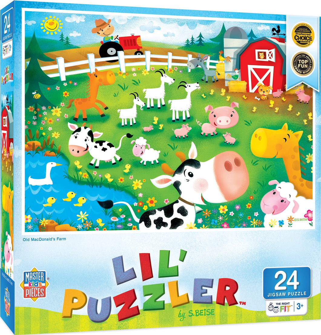 Lil Puzzler - Old Macdonald's Farm 24 Piece Puzzle