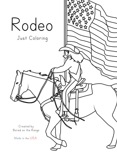 Rodeo: Just Coloring Activity Book