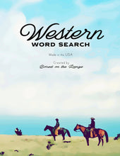 Load image into Gallery viewer, Western Word Search Activity Book