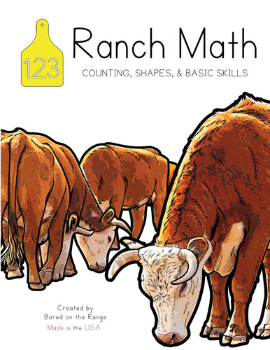 Ranch Math: Counting, Shapes, & Basic Skills Activity Book