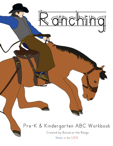 Ranching: Pre-K & Kindergarten ABC Activity Book