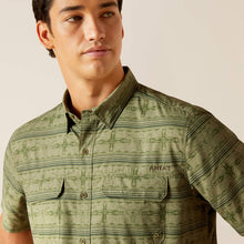 Load image into Gallery viewer, ARIAT Mens VentTEK Outbound Fitted Shirt (Four Leaf Clover)