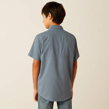 Load image into Gallery viewer, ARIAT Boys VentTEK Outbound Classic Fit Shirt (Newsboy Blue)