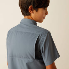 Load image into Gallery viewer, ARIAT Boys VentTEK Outbound Classic Fit Shirt (Newsboy Blue)