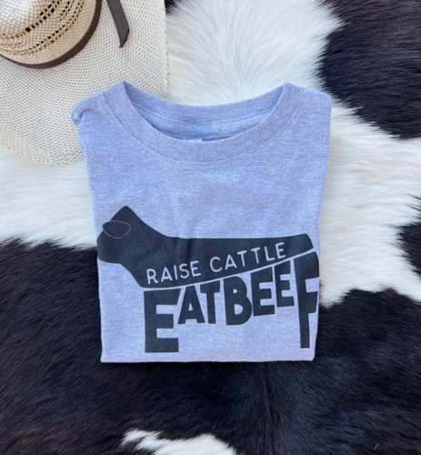 Kids Tee - Raise Cattle, Eat Beef