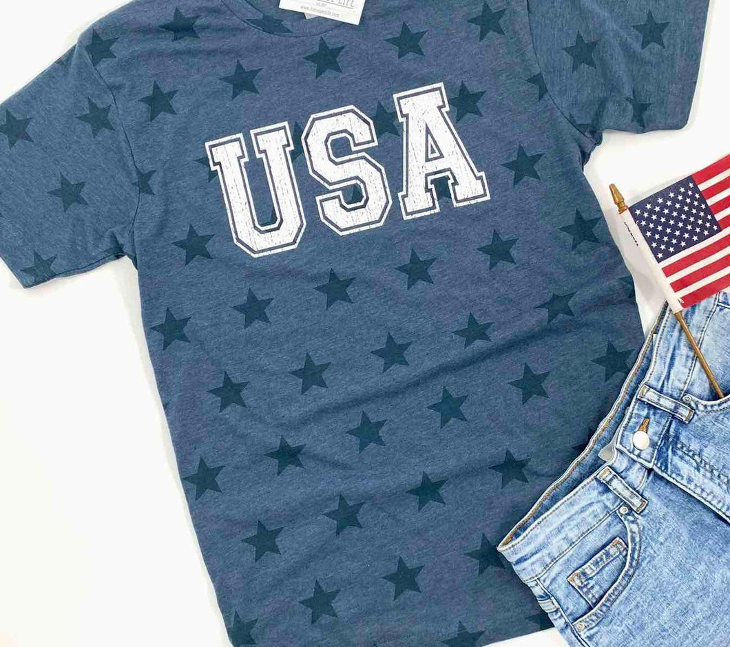 Tee - USA Navy Stars