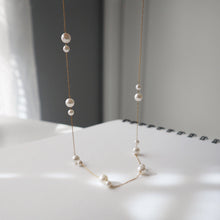 Load image into Gallery viewer, GOLD Collection - Alina Double Pearl Necklace