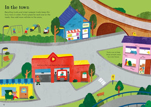 Book - Little First Stickers Tractors And Trucks